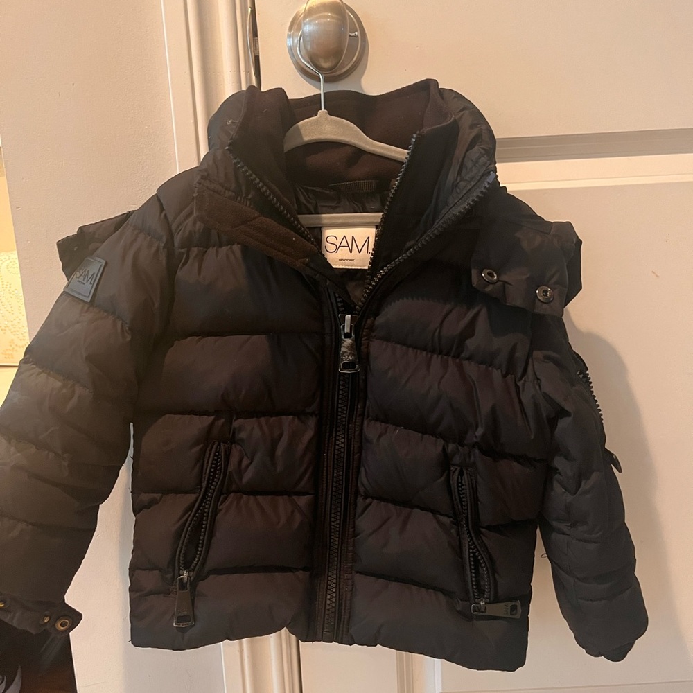 SAM. Black Winter Coat